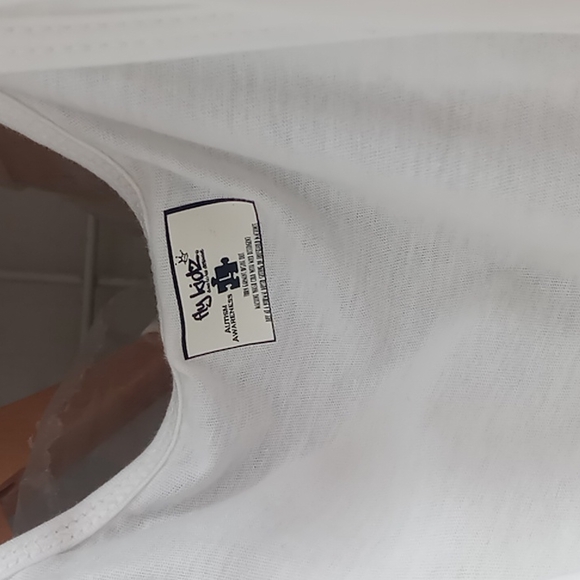 Girl short tank top unbrand white - Picture 2 of 2